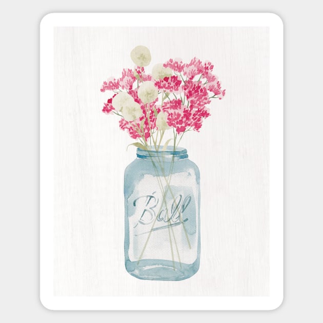 Mason Jar Florals Sticker by KristieMillan